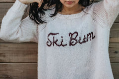 Women's Cozy Ribbed Knit Pullover Sweater – White